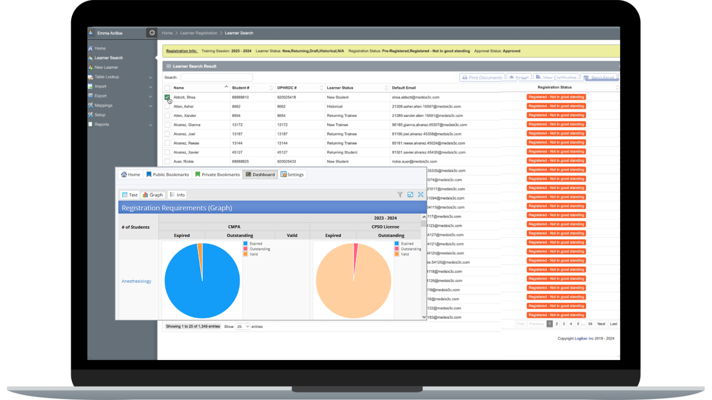 screenshot of LGI Education